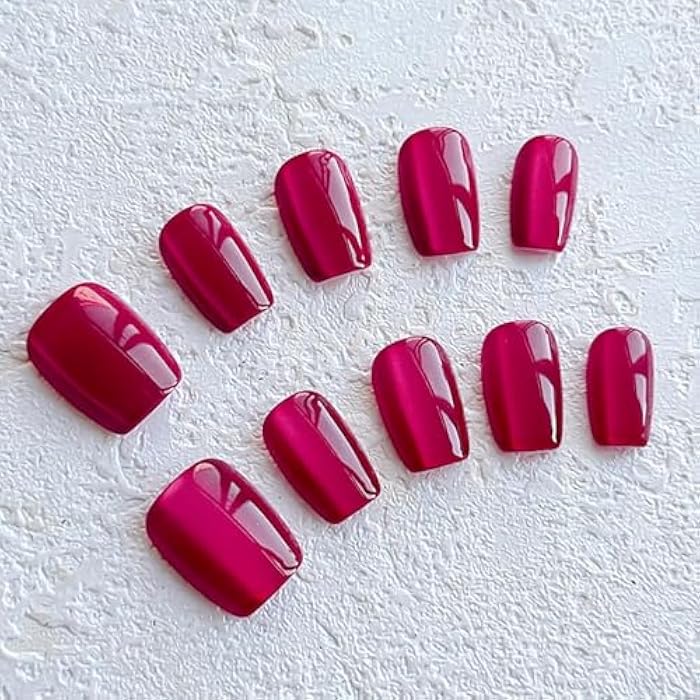 3D NAILS mirror METALIC - 12pcs PRESS ON NAILS Medium OVAL SHAPE - MIRROR False Nails, Pe rfect For Parties+ 1 SHEET DOUBLE FACE-N1 - Image 5